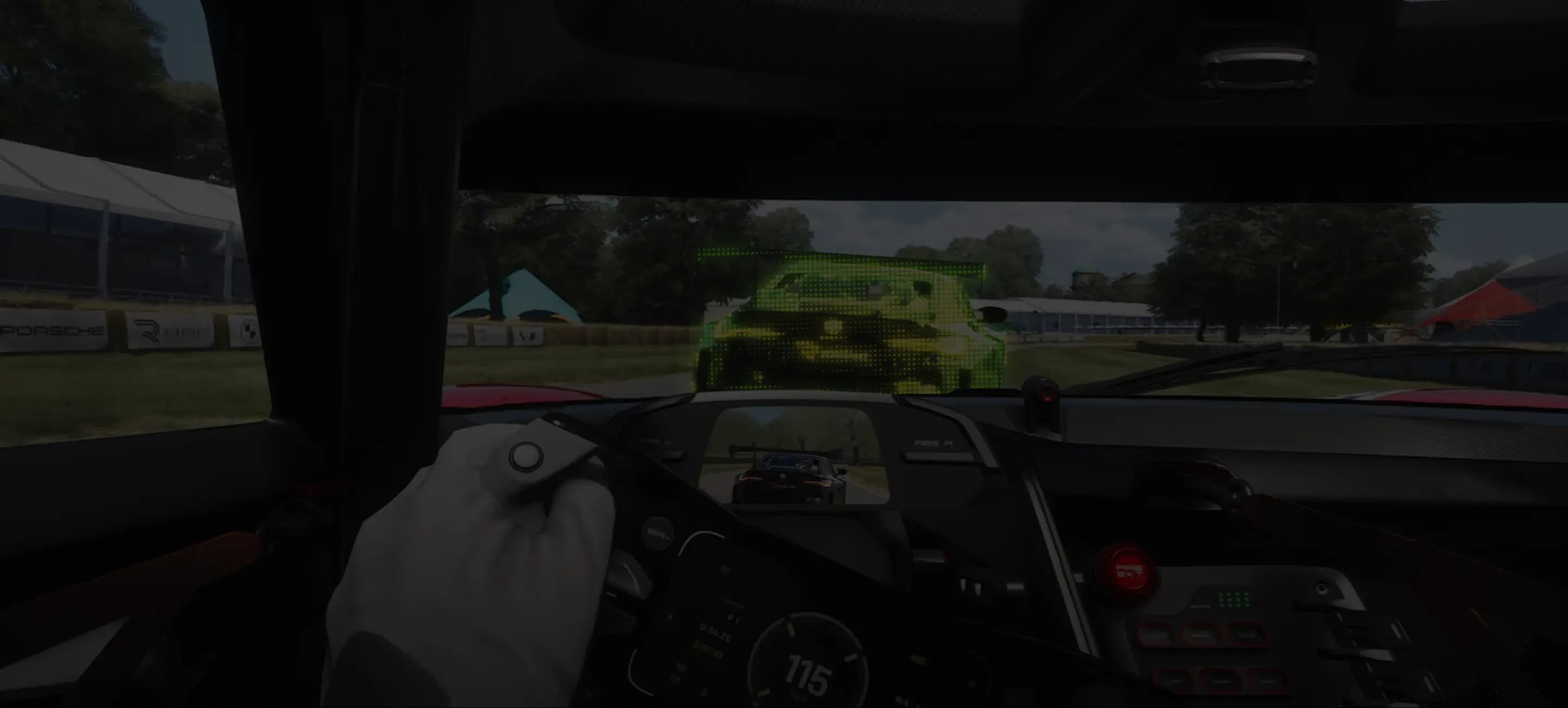 Racing experience background